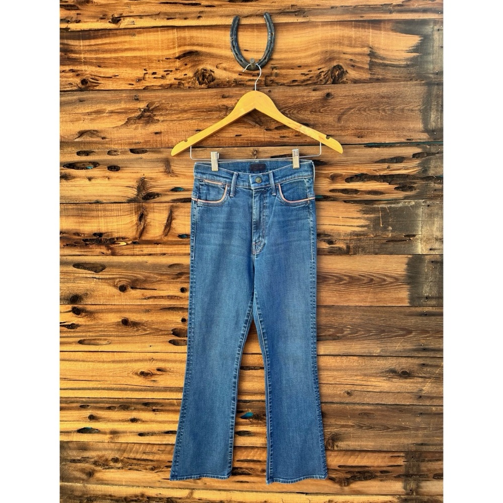 MOTHER Blue Flare Jeans